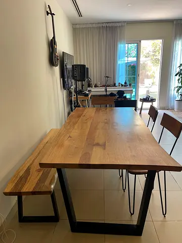 Dining Table  Cabinet (mango wood) - very clean - very good price