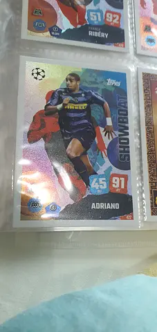 Collection of Football Trading Cards (UEFA Champions League) in Binder