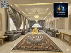 Villa in Al Yasmin, an unbeatable price including electricity, water, and air conditioning. Freehold