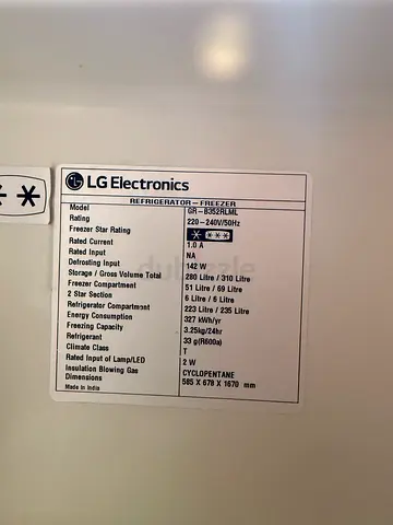 LG Refrigerator - Good Working Condition