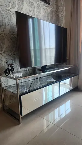 TV Table with Storage - Excellent Condition