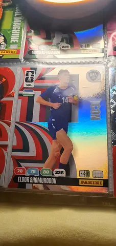 Panini Icon Football Trading Card - Elmir Shomurodov (Holographic)