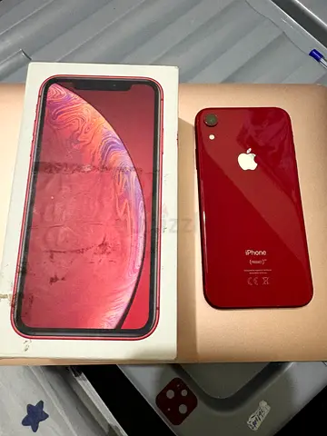 Red iPhone XR 64GB with original box - good condition