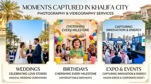 🚀 Khalifa City Photography  Videography Experts Business, Commercial  Creative Content Production