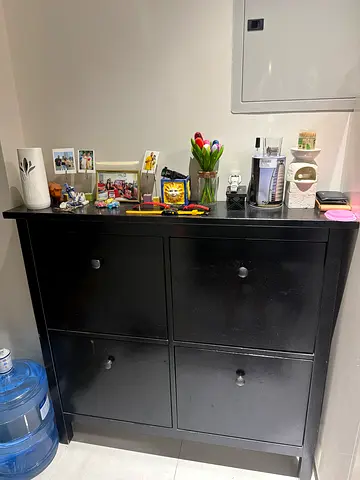 IKEA Hemnes 4-drawer Black Dresser / Storage Cabinet - Good Condition