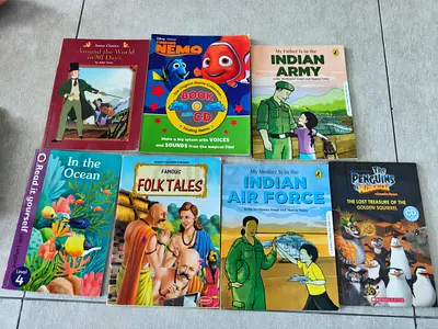 Collection of 8 Childrens Picture  Story Books (including CDs) - Mixed Titles