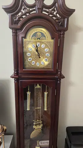 Classic Wooden Grandfather Clock