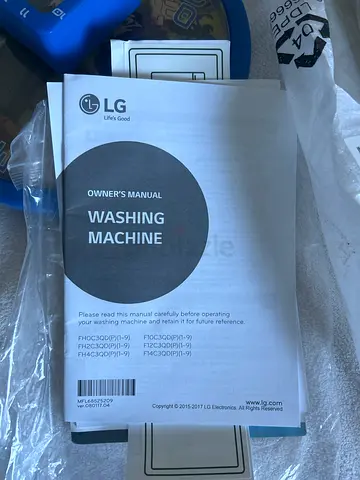 LG Washing Machine (Owners Manual shown) - For Sale