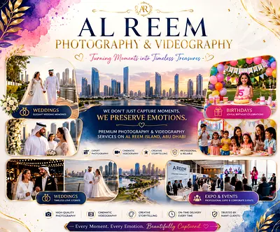 📸 Al Reem Island Media Production Services I Photography, Videography Content
Creation 🌴