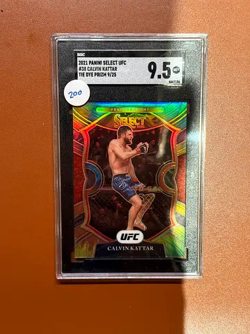Calvin Kattar 2020 Select UFC Graded 9.5 - Trading Card numbered to only 25