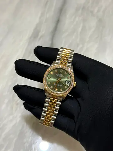 SC Rolex DateJust 31m Green 1-1