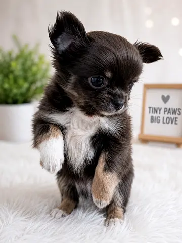 Teacup exotic chihuahua (longhair)
