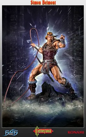 Simon Belmont Castlevania Figurine STANDARD- Excellent Condition
