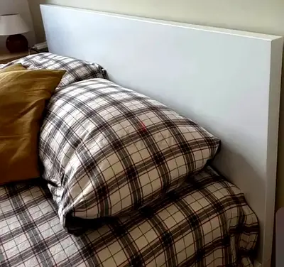 Ikea Queen size bed with mattress available in perfect condition