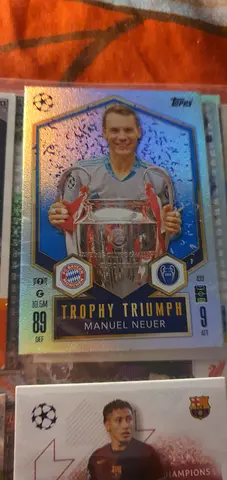 Topps UEFA Champions League Trading Card - Manuel Neuer Trophy Triumph