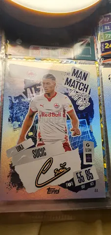 Signed/Collectible Soccer Trading Card — Erling Haaland (Man Match Insert) — Topps