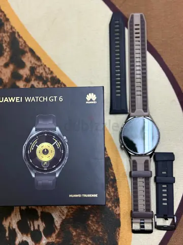 Huawei Watch GT 6 - Silver with Beige Strap, Good Condition