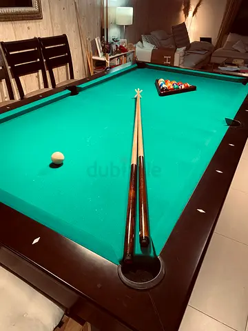 Professional Billiards Pool / Dining Table with Accessories