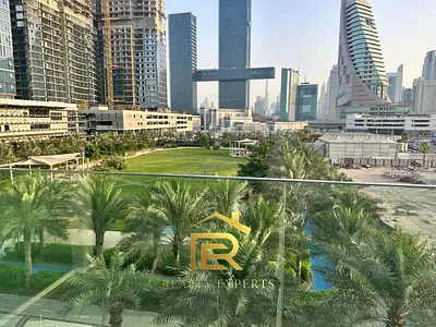 BURJ VIEW /NEXT TO METRO /LARGE LAYOUT /PARK FACING