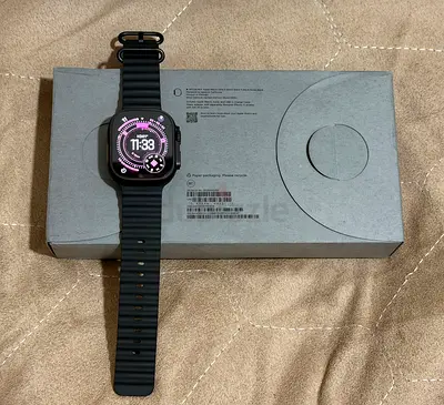 Apple Watch Ultra 3 Black Titanium With Black Ocean Band