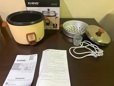 Khind RC918T Electric Rice Cooker with Steamer - NEW