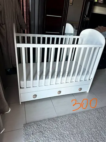 Baby crib for sale in good condition.