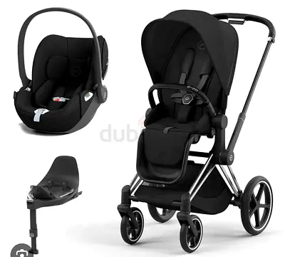 CYBEX PRIAM TRAVEL SYSTEM BUNDLE BLACK