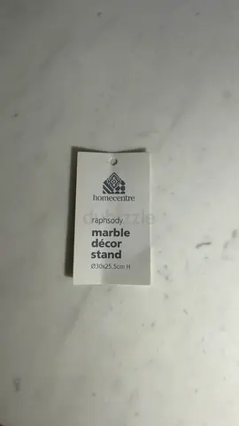 Marble Decor Stand from Home Centre