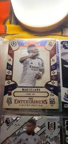 Topps UEFA Champions League Vini Jr. Magicians  Entertainers Limited Edition Trading Card