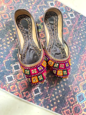 Traditional Embroidered Womens Khussa Shoes