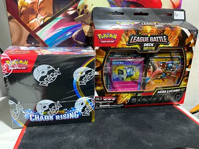 Pokemon Chaos Rising Booster Box Battle Deck