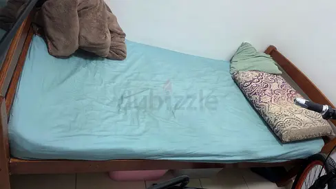 Single cot without mattress