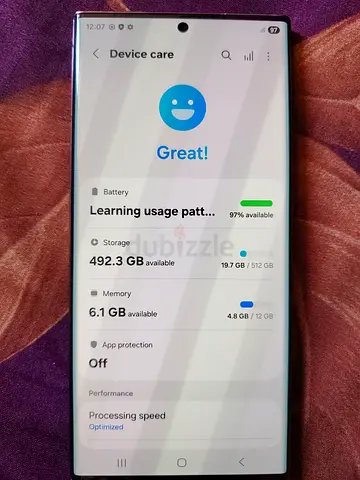 Samsung Galaxy s22 ultra (Good Condition) — 512GB, 12GB RAM