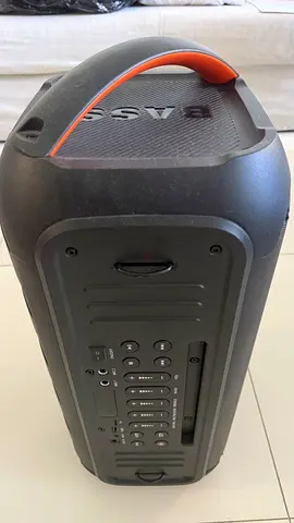 Portable Bass Speaker with Handle — Good Working Condition