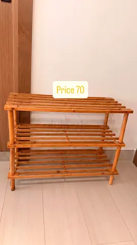 Wooden 3-Tier Storage Shelf and Shoe Rack
