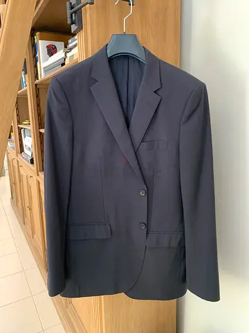 Sacoor Brothers Slim fit Business Half Canvas 100% wool Size 52