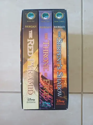 Percy Jackson / Kane Chronicles box set (The Red Pyramid, The Throne of Fire, The Serpents Shadow)