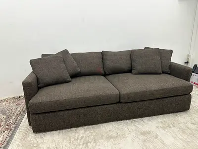 Excellent condition cratebarrel three seater sofa