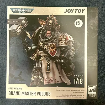 Warhammer 40K - Grey Knights - Grand Master Voldus 1/18 Scale Action Figure - JoyToy