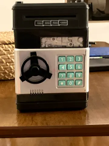 Kids Electronic Toy Safe with Keypad and Coin Slot - Working Condition