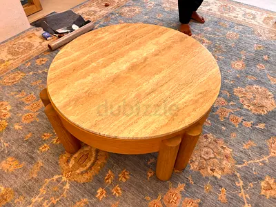 Oasis Round wood Coffee Table for Sale