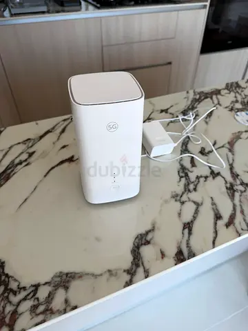 5G Home WiFi Router / Mobile Hotspot with Charger - White