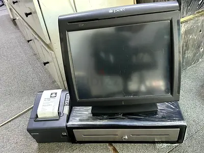 Used PAR Touchscreen POS Terminal with Receipt Printer and Cash Drawer
