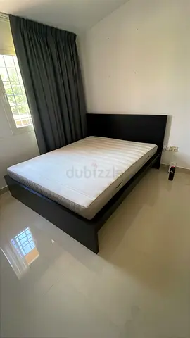 Ikea black bed
