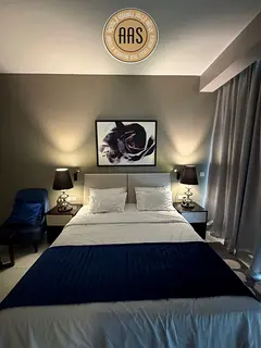Furnished Studio Lagoons View | Balcony | Artesia D