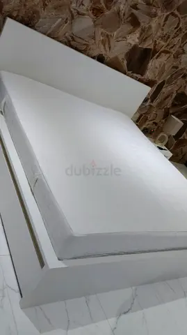 White ikea bed frame with mattress or Storage drawers- excellent condition