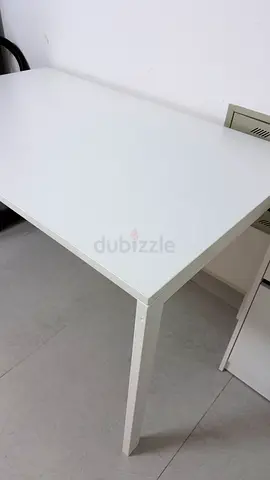 Ikea White Study and Computer Desk