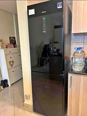 Hittachi Top Bottam Refrigerator glas door