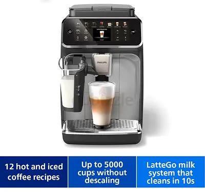 Philips Fully Automatic Espresso Machine withSeries 4400-12 Beverages 2 User Profiles