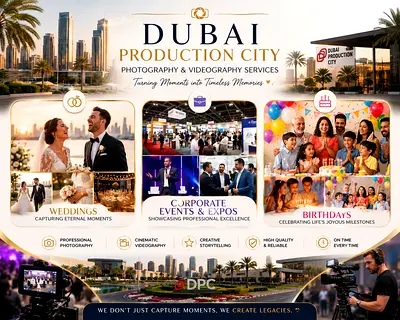 🚀Professional Photography Videography
Services in Dubai Production City | Content That Helps You 📸